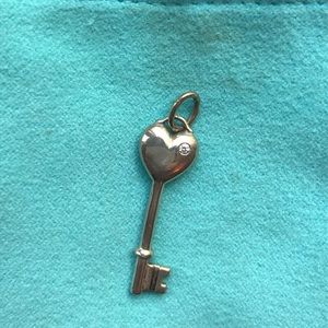 Authentic Tiffany charm with diamond